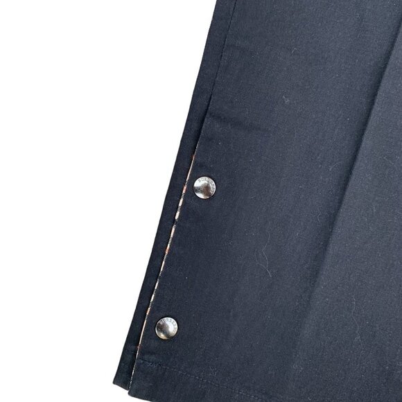VINTAGE Burberry Pants Medium Black - Picture 6 of 8